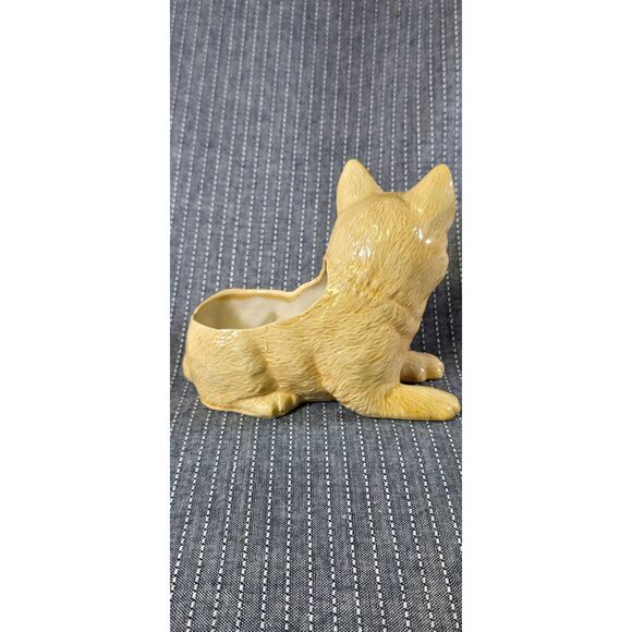 Vintage Ceramic Cat Planter - Picture 1 of 9